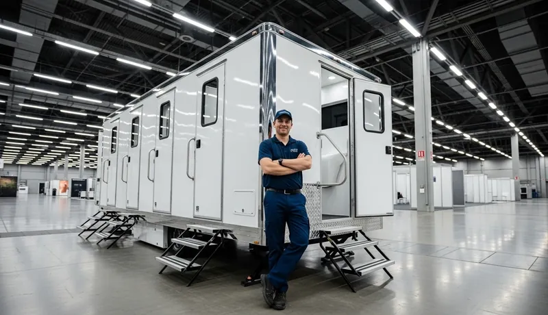 Luxury restroom trailer rentals in Lansing, MI
